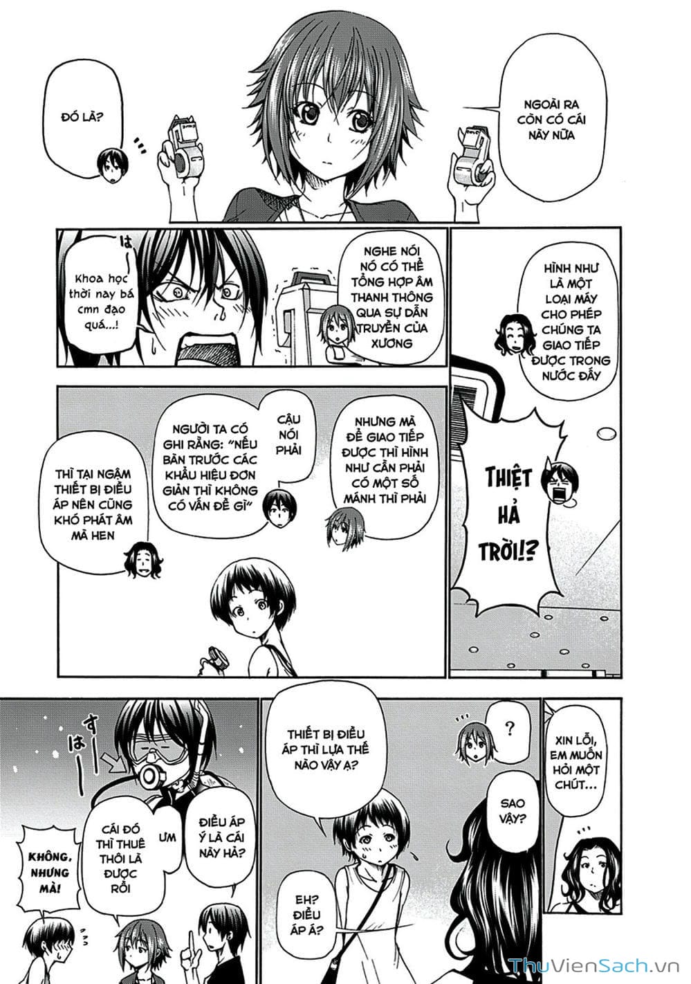 Truyện Tranh Cô Gái Thích Lặn - Grand Blue trang 3