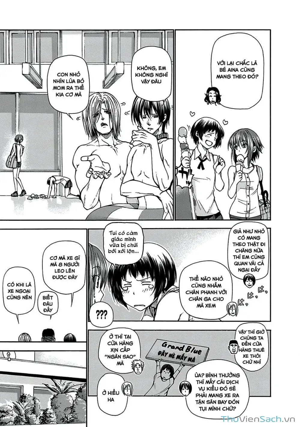 Truyện Tranh Cô Gái Thích Lặn - Grand Blue trang 3