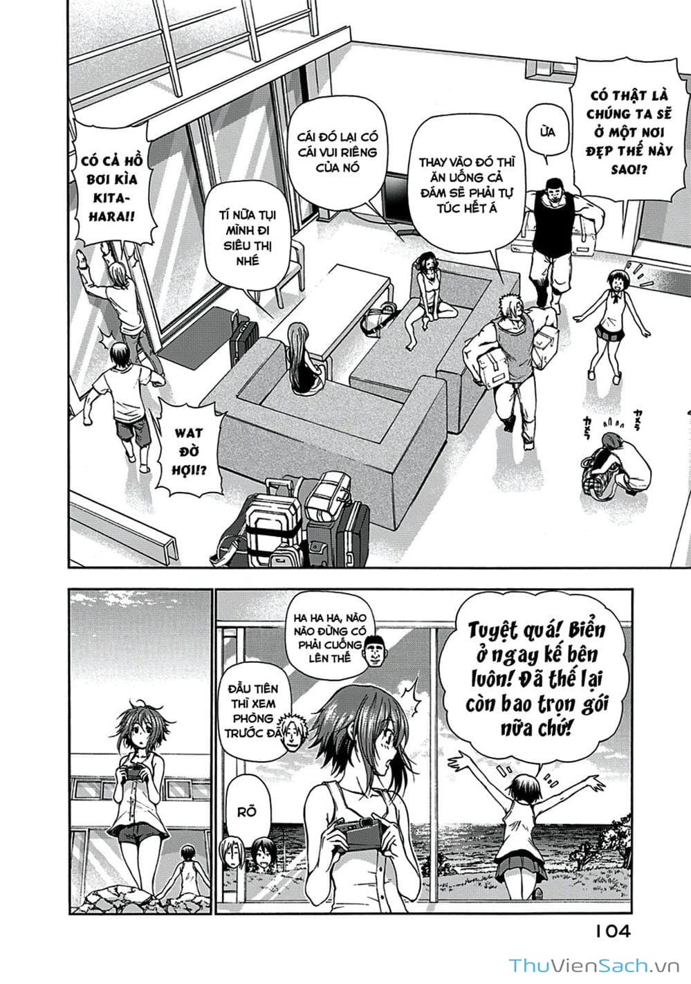 Truyện Tranh Cô Gái Thích Lặn - Grand Blue trang 3