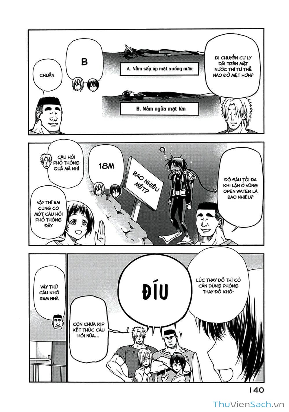 Truyện Tranh Cô Gái Thích Lặn - Grand Blue trang 3