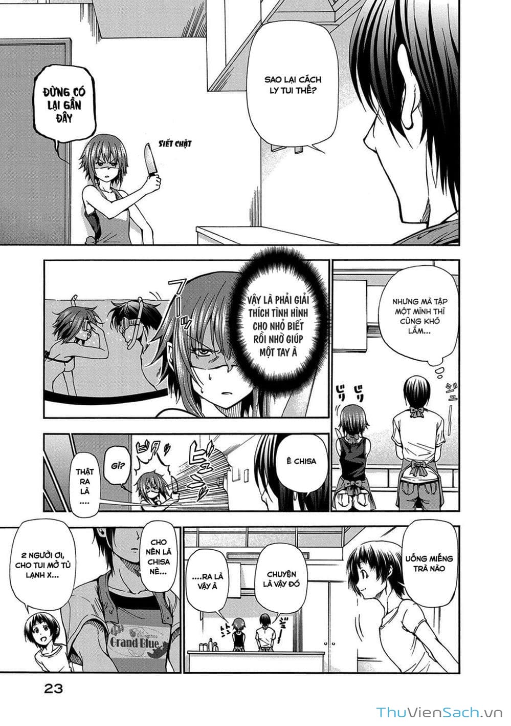 Truyện Tranh Cô Gái Thích Lặn - Grand Blue trang 3