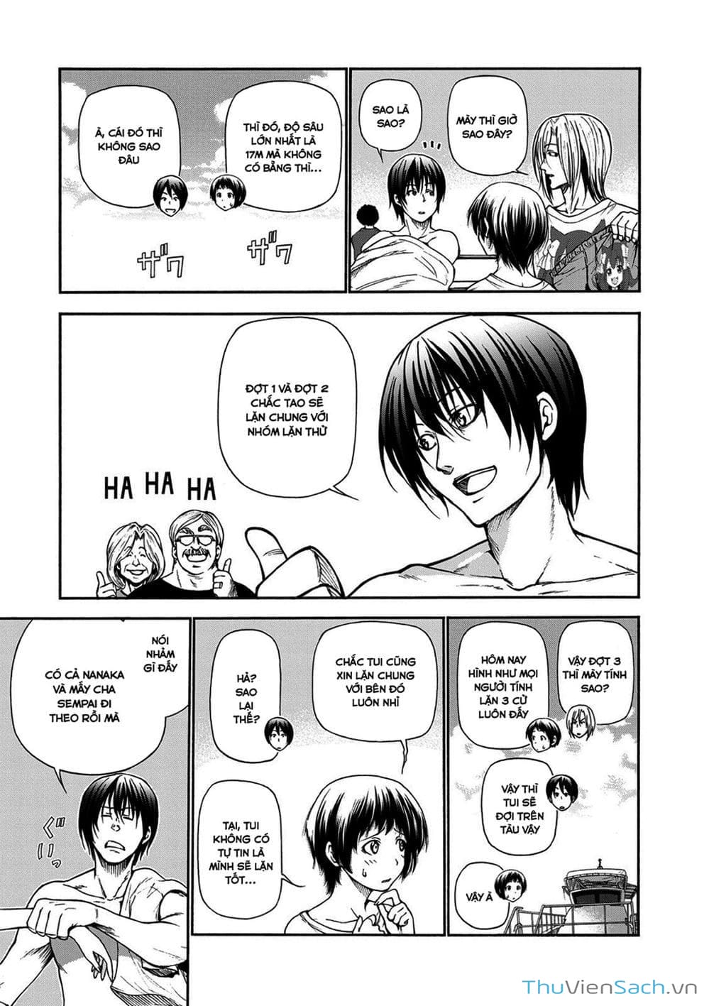 Truyện Tranh Cô Gái Thích Lặn - Grand Blue trang 3