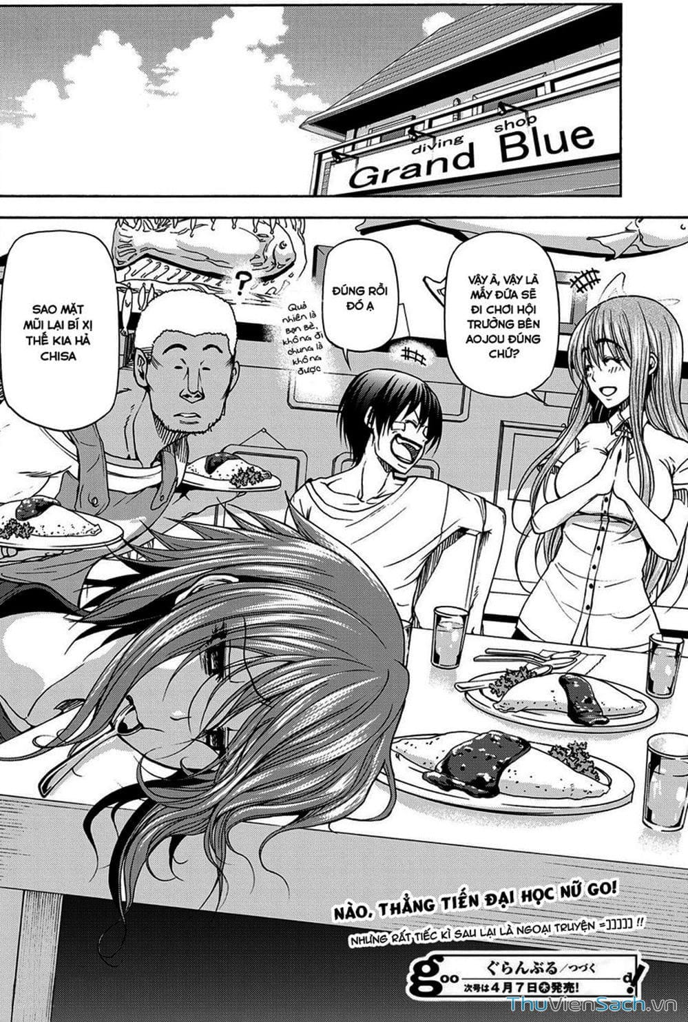 Truyện Tranh Cô Gái Thích Lặn - Grand Blue trang 3