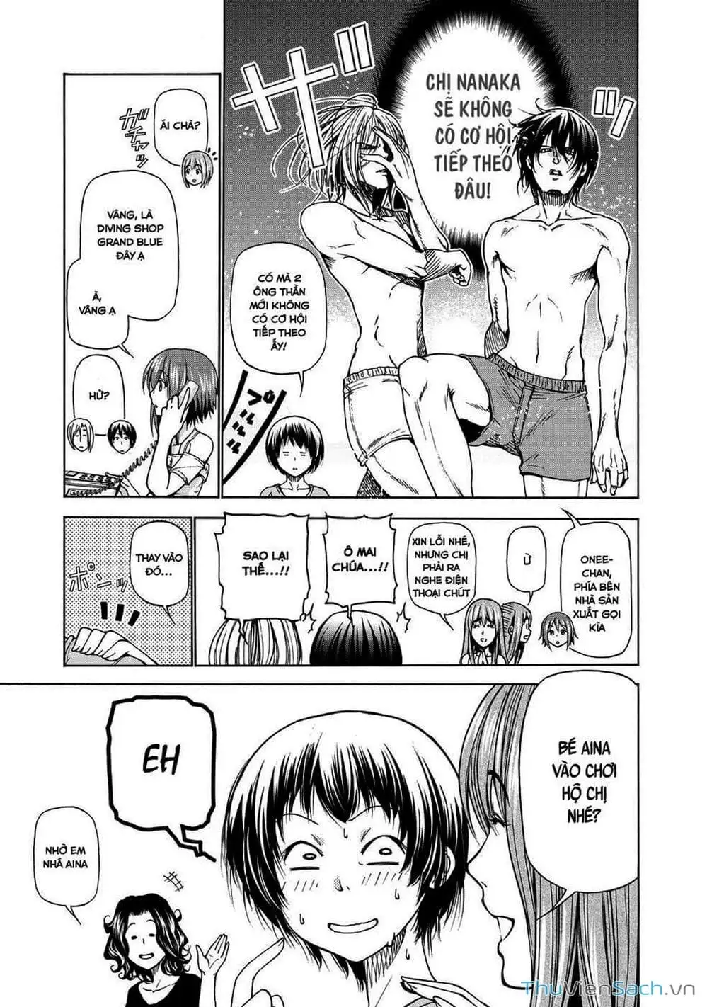 Truyện Tranh Cô Gái Thích Lặn - Grand Blue trang 3