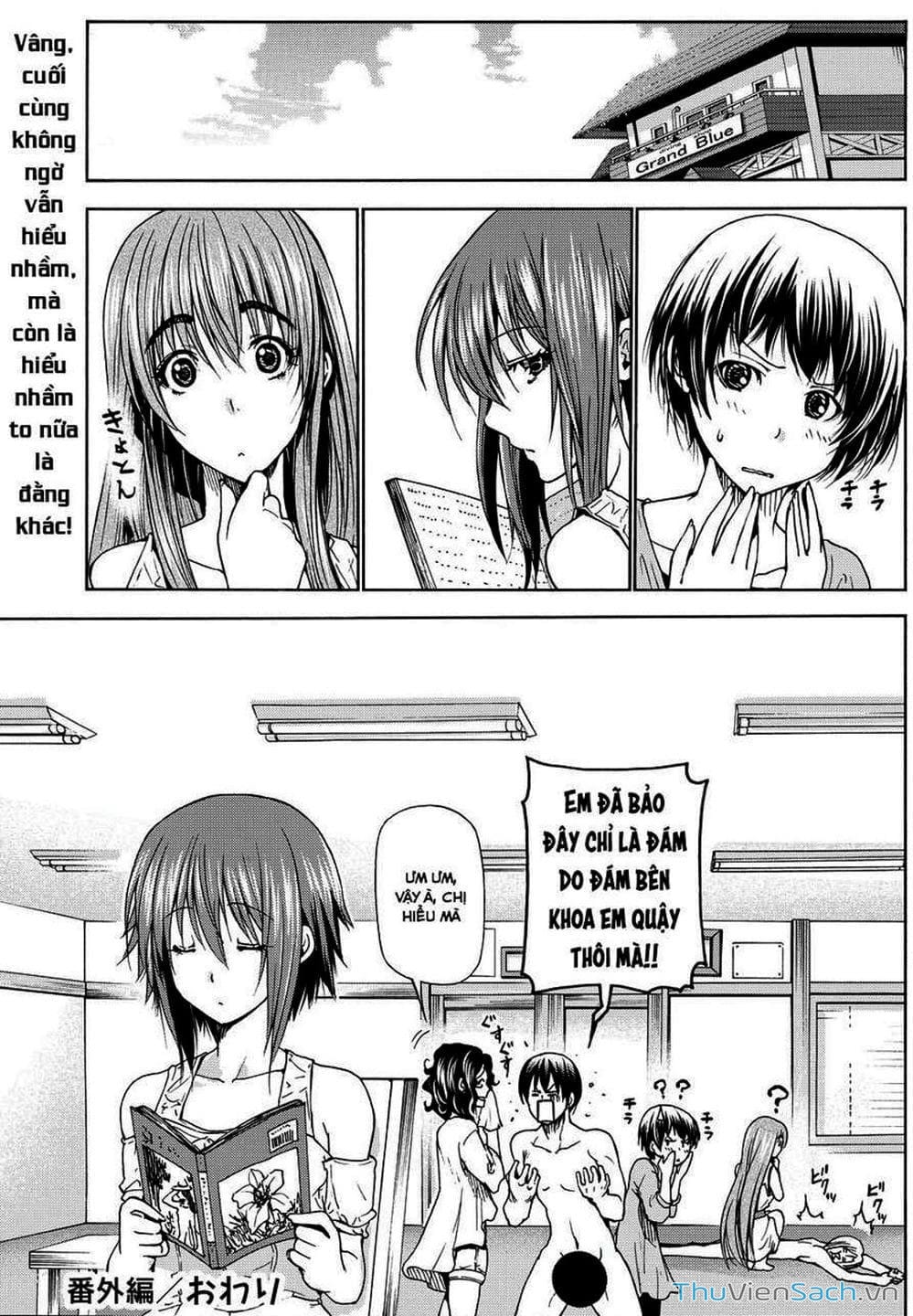 Truyện Tranh Cô Gái Thích Lặn - Grand Blue trang 3