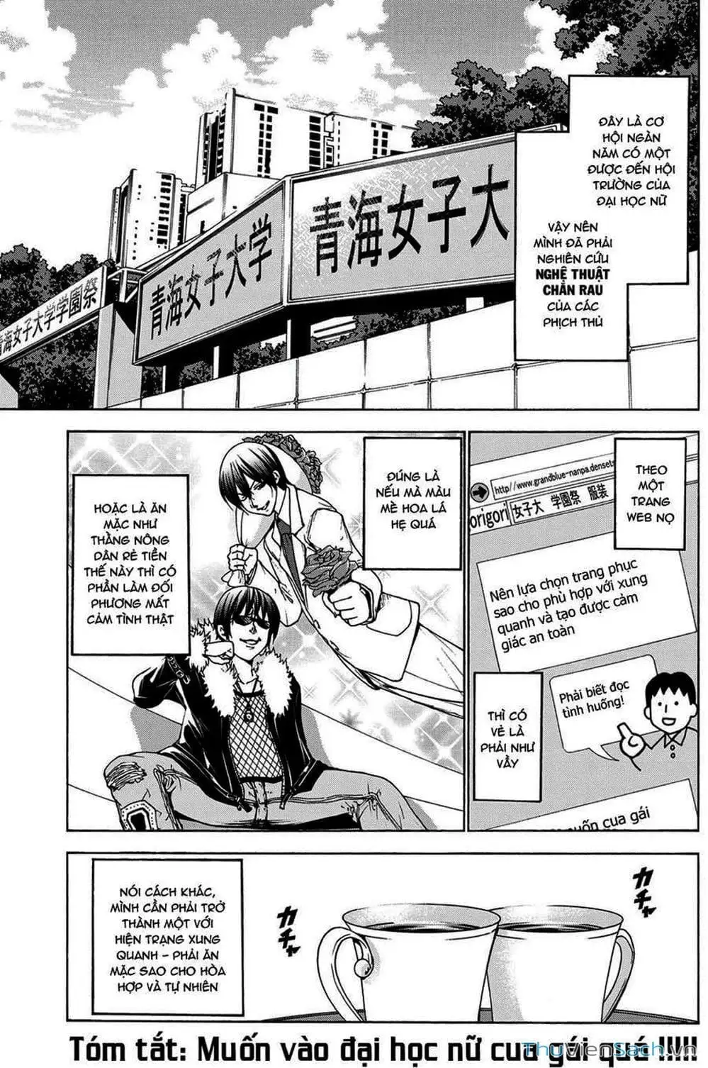 Truyện Tranh Cô Gái Thích Lặn - Grand Blue trang 3