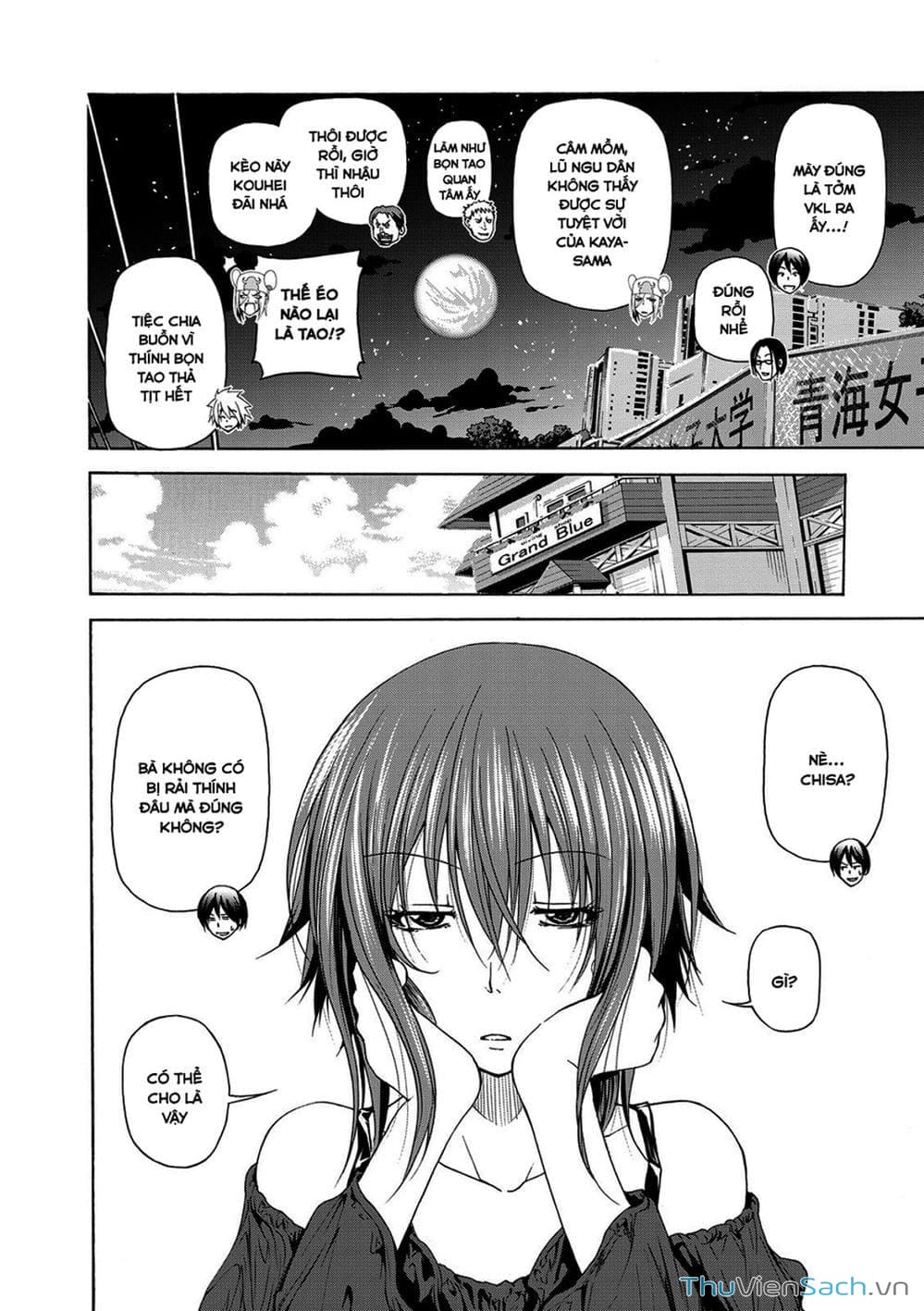 Truyện Tranh Cô Gái Thích Lặn - Grand Blue trang 3