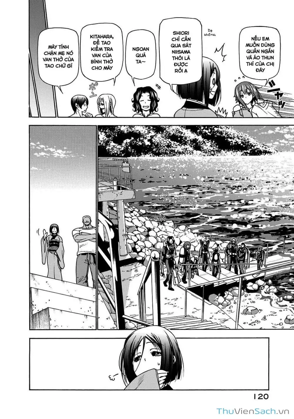 Truyện Tranh Cô Gái Thích Lặn - Grand Blue trang 3