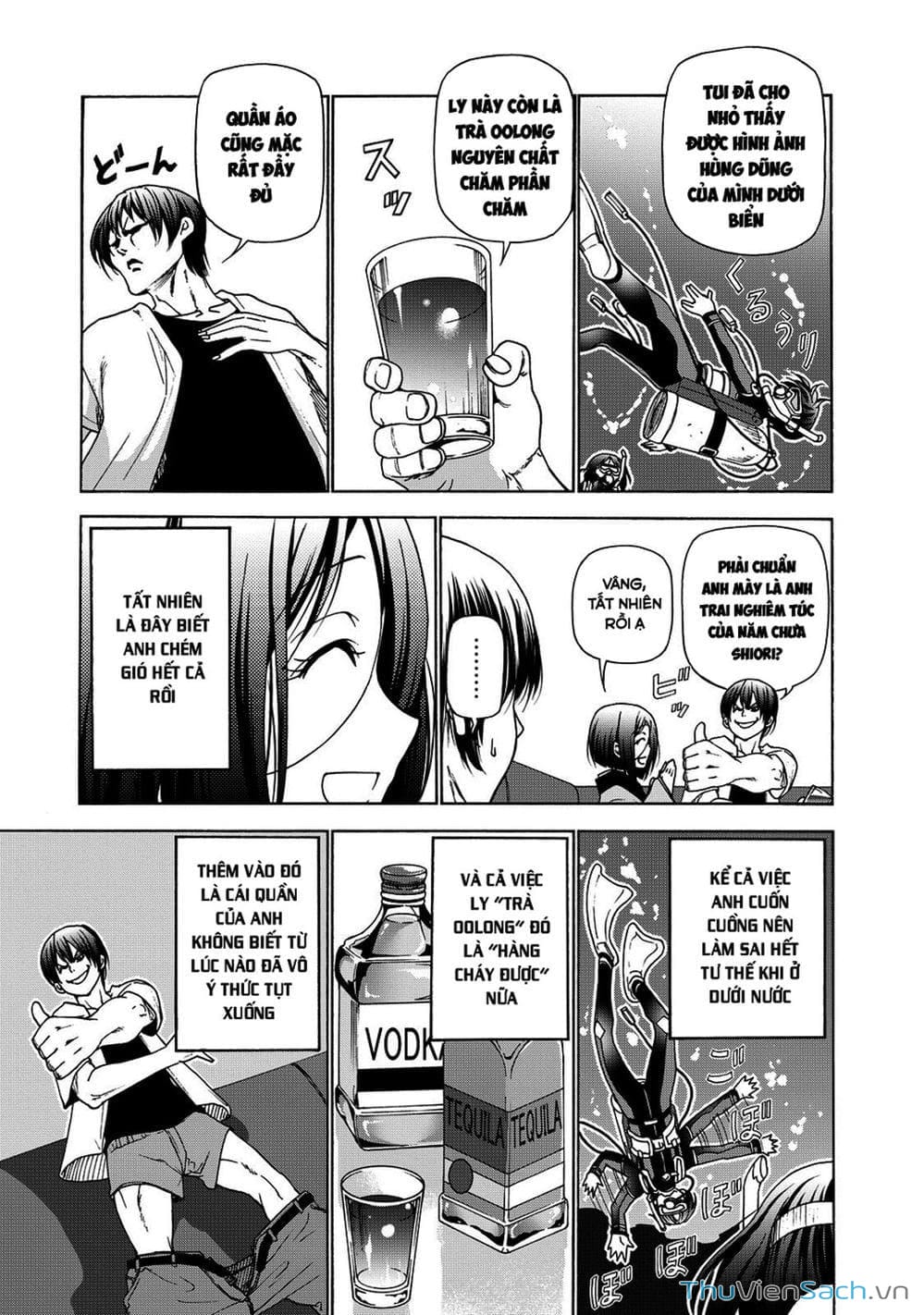 Truyện Tranh Cô Gái Thích Lặn - Grand Blue trang 3