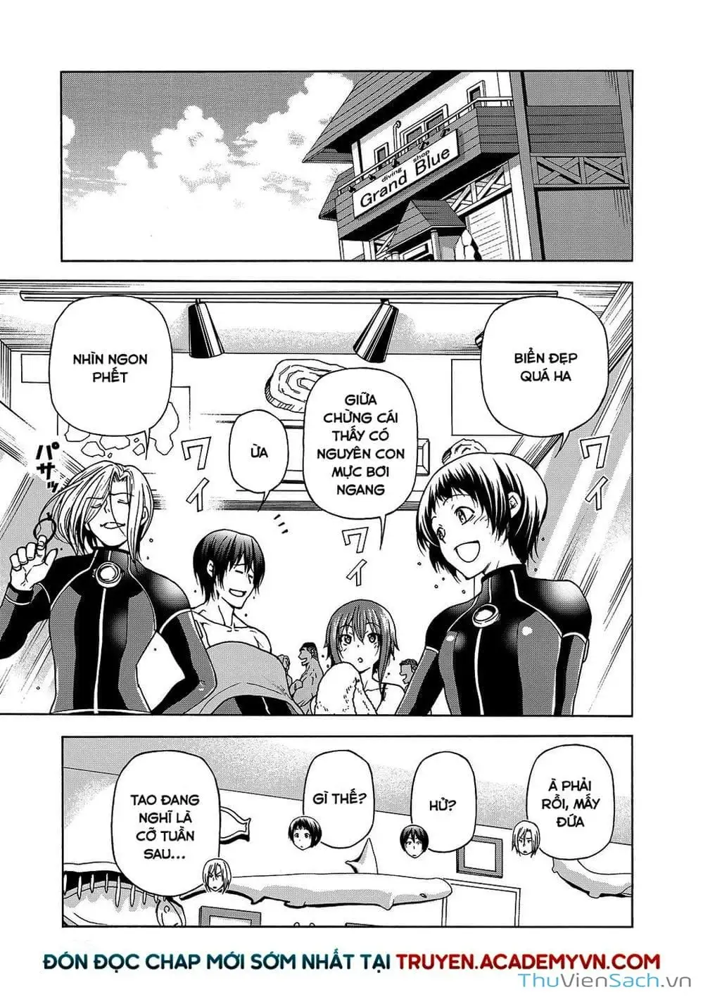 Truyện Tranh Cô Gái Thích Lặn - Grand Blue trang 3