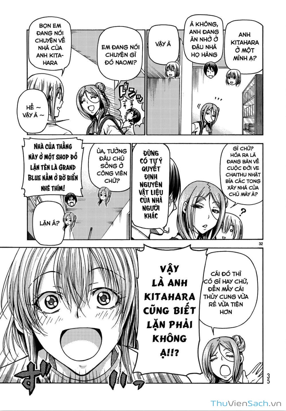 Truyện Tranh Cô Gái Thích Lặn - Grand Blue trang 3