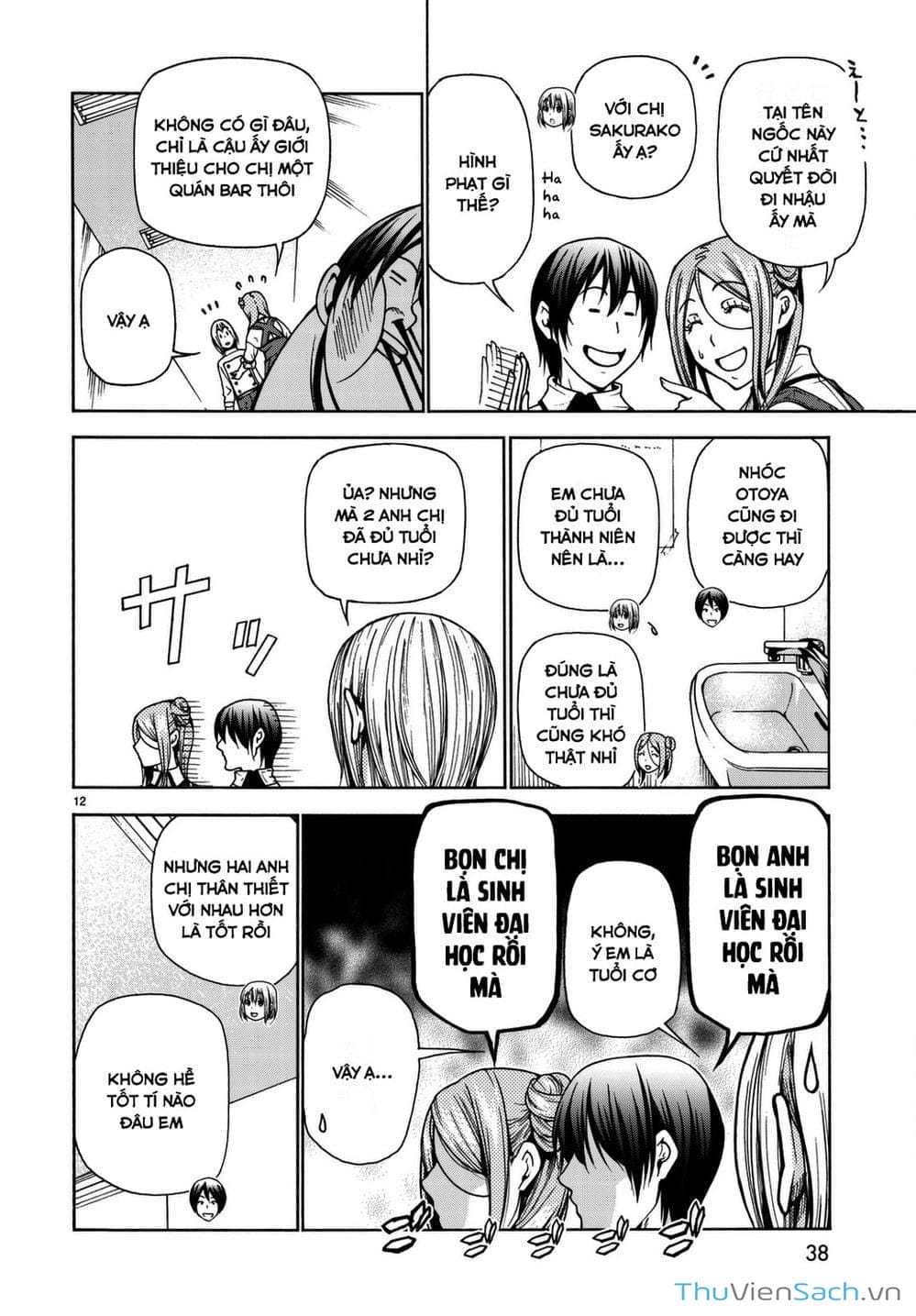 Truyện Tranh Cô Gái Thích Lặn - Grand Blue trang 3