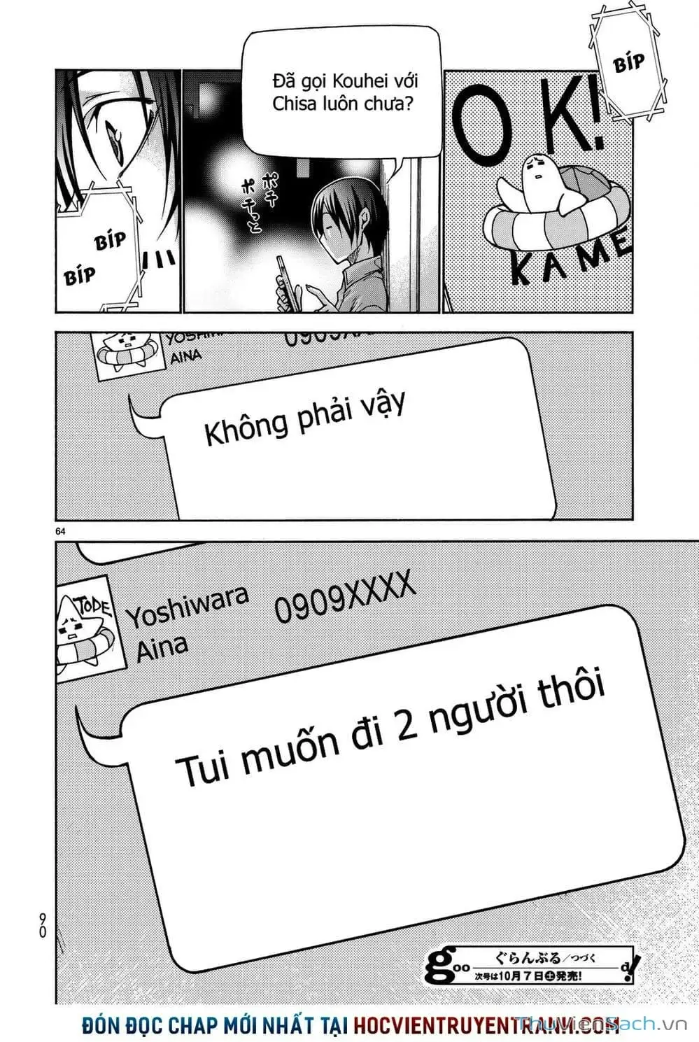 Truyện Tranh Cô Gái Thích Lặn - Grand Blue trang 3