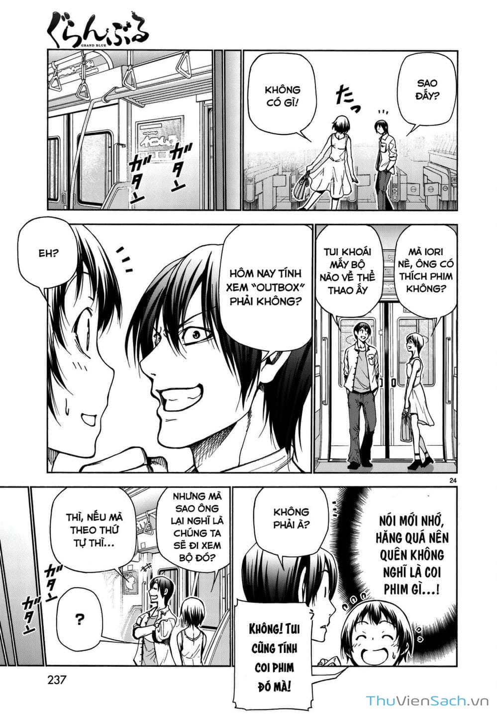 Truyện Tranh Cô Gái Thích Lặn - Grand Blue trang 3