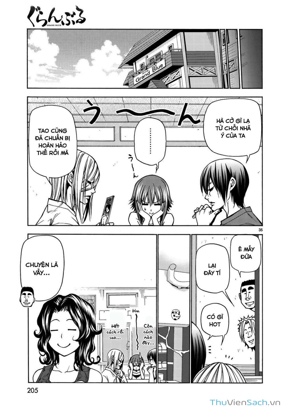 Truyện Tranh Cô Gái Thích Lặn - Grand Blue trang 3