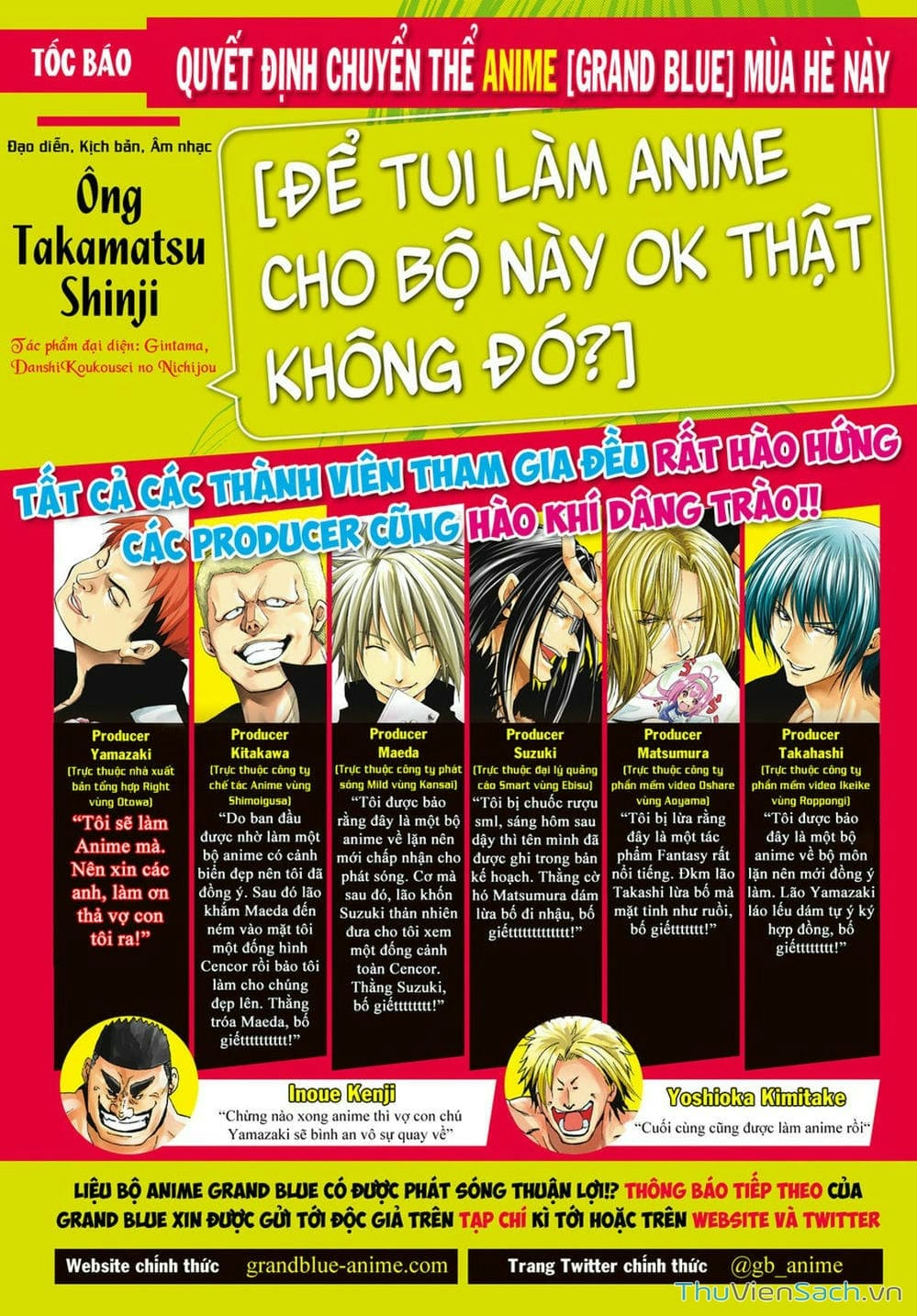 Truyện Tranh Cô Gái Thích Lặn - Grand Blue trang 3