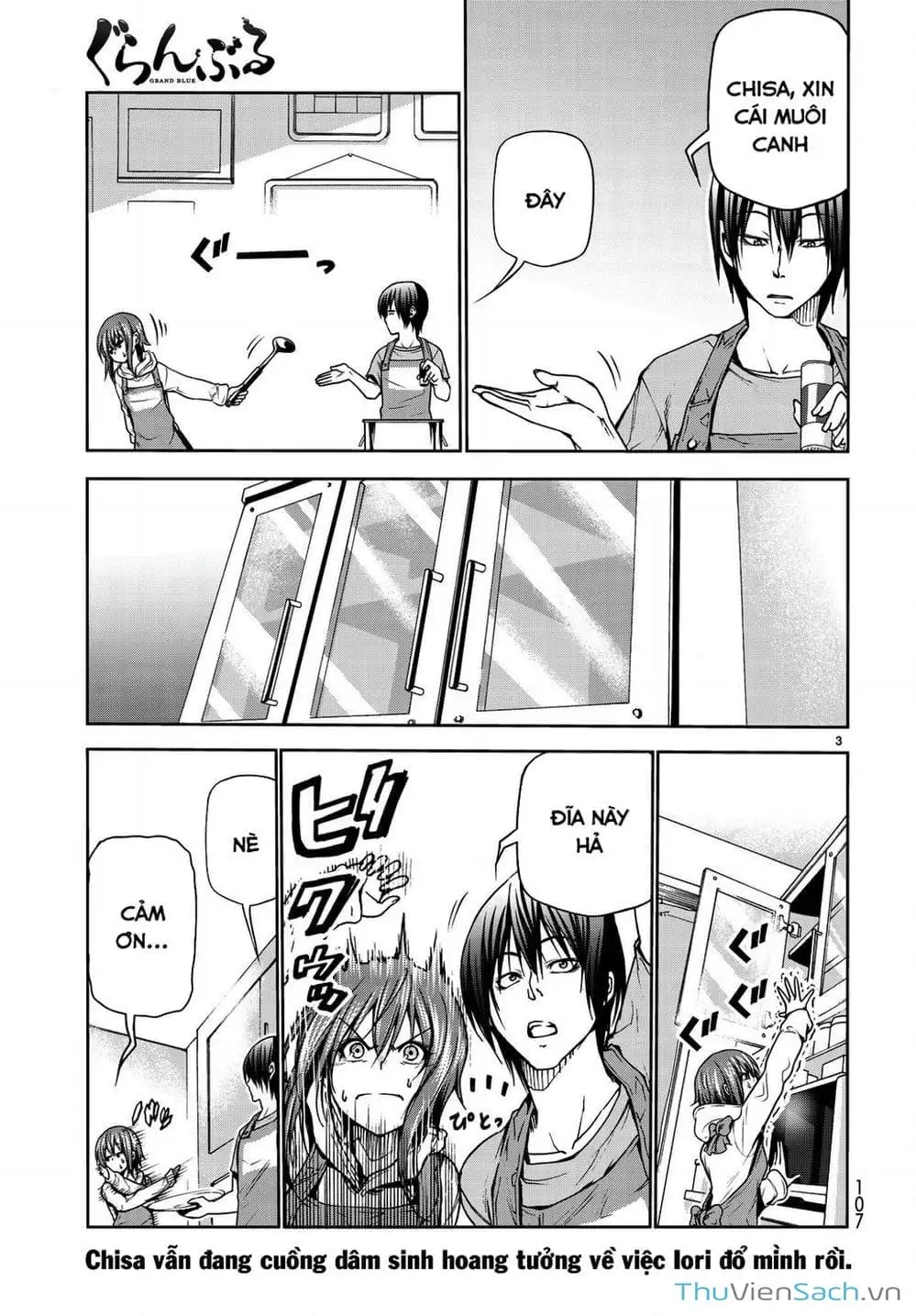 Truyện Tranh Cô Gái Thích Lặn - Grand Blue trang 3