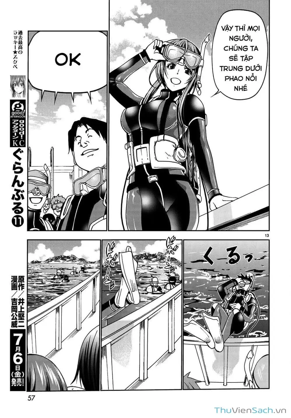 Truyện Tranh Cô Gái Thích Lặn - Grand Blue trang 3