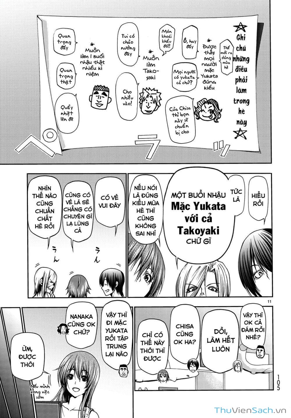 Truyện Tranh Cô Gái Thích Lặn - Grand Blue trang 3