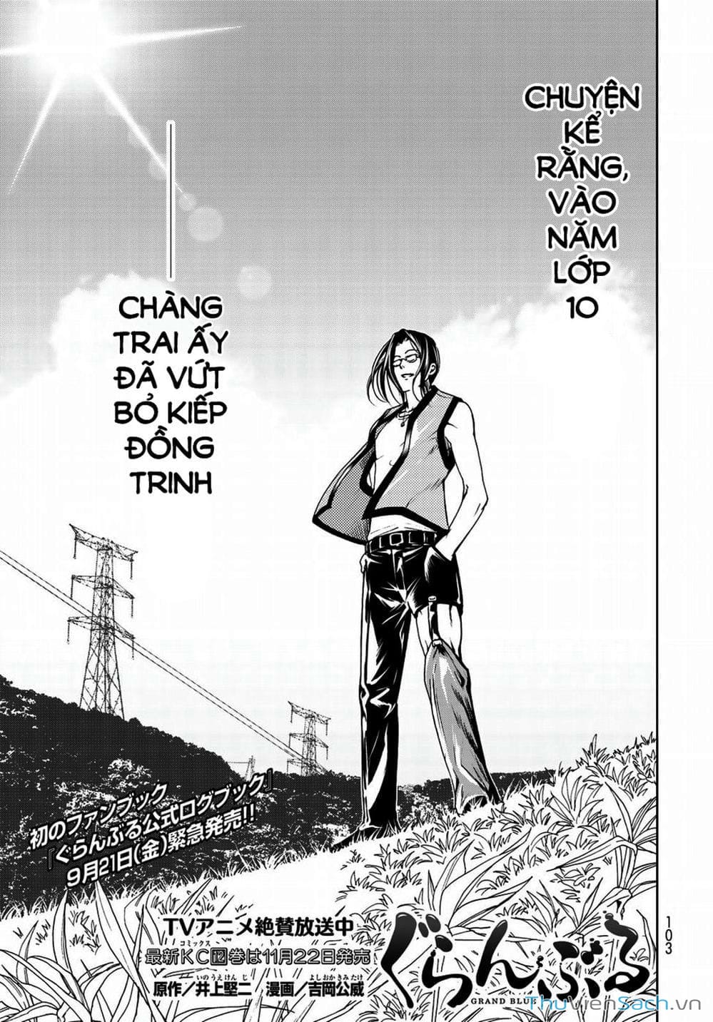 Truyện Tranh Cô Gái Thích Lặn - Grand Blue trang 3