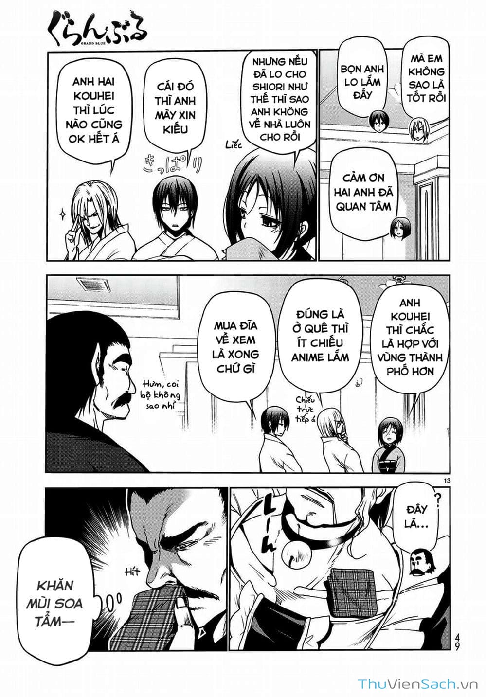 Truyện Tranh Cô Gái Thích Lặn - Grand Blue trang 3