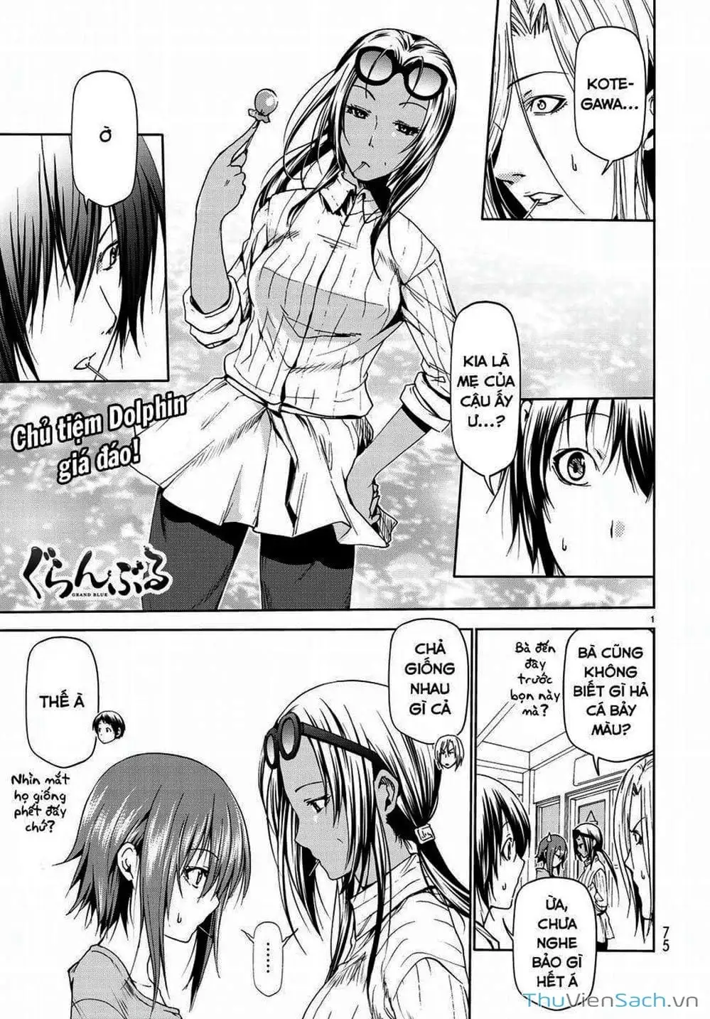 Truyện Tranh Cô Gái Thích Lặn - Grand Blue trang 3