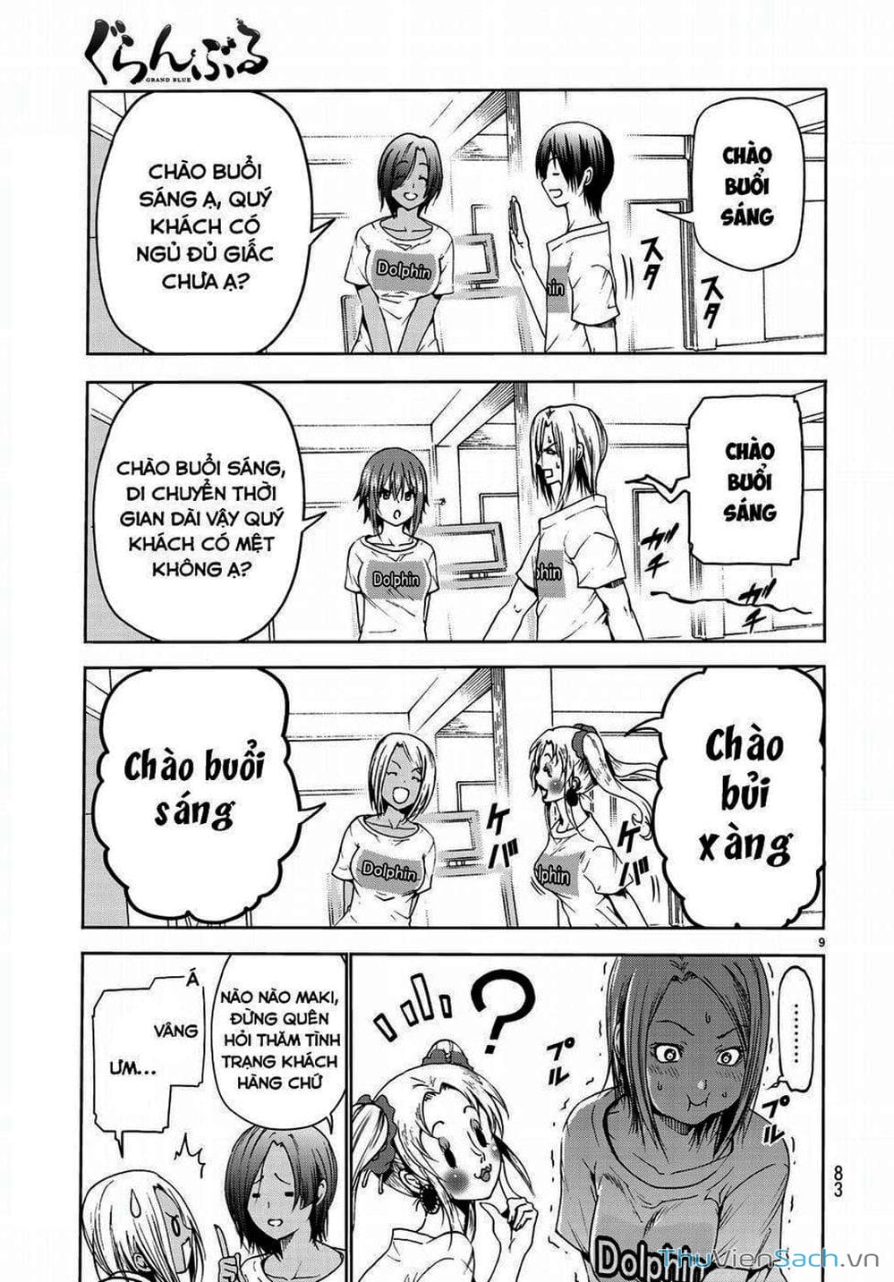 Truyện Tranh Cô Gái Thích Lặn - Grand Blue trang 3