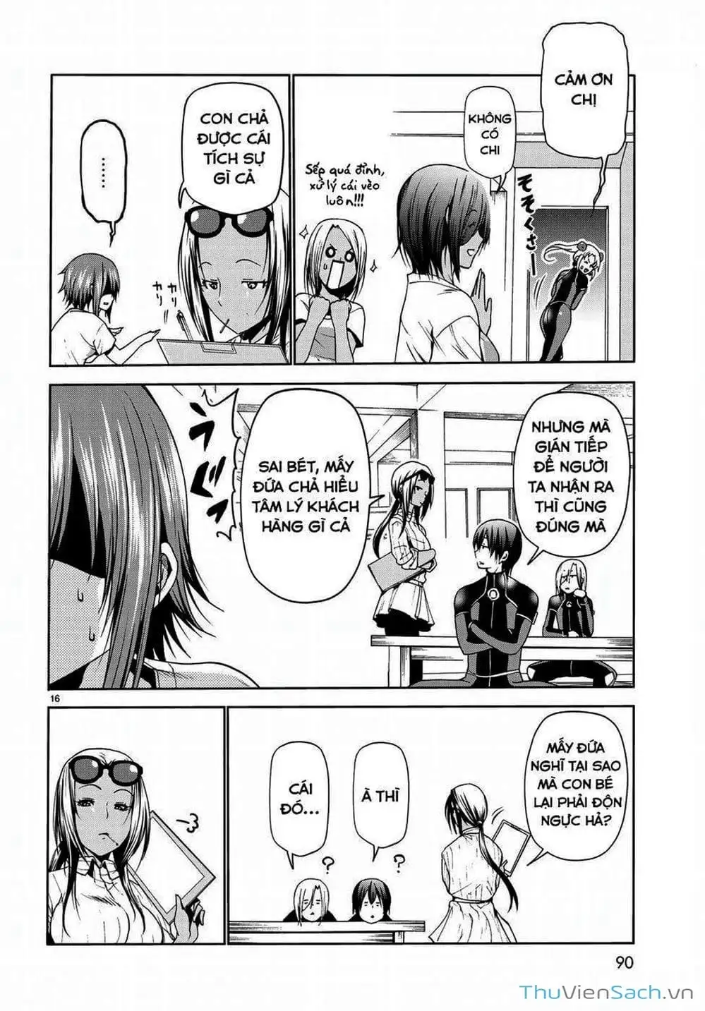 Truyện Tranh Cô Gái Thích Lặn - Grand Blue trang 3