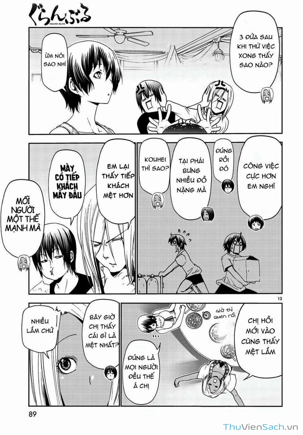 Truyện Tranh Cô Gái Thích Lặn - Grand Blue trang 3