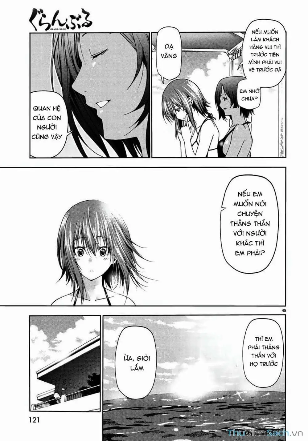 Truyện Tranh Cô Gái Thích Lặn - Grand Blue trang 3