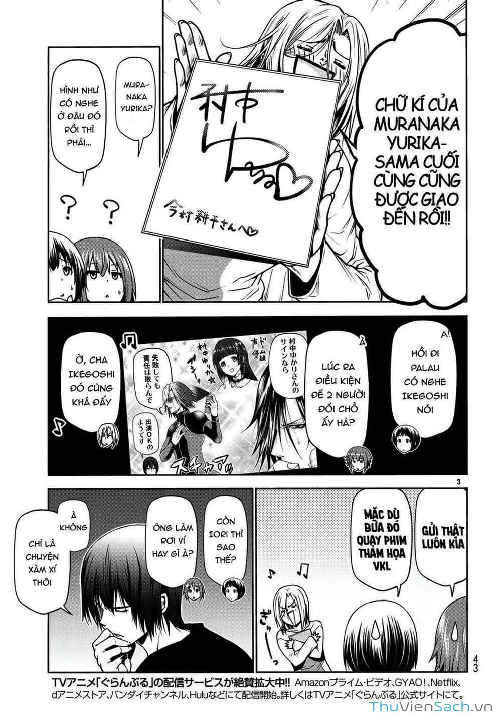 Truyện Tranh Cô Gái Thích Lặn - Grand Blue trang 3