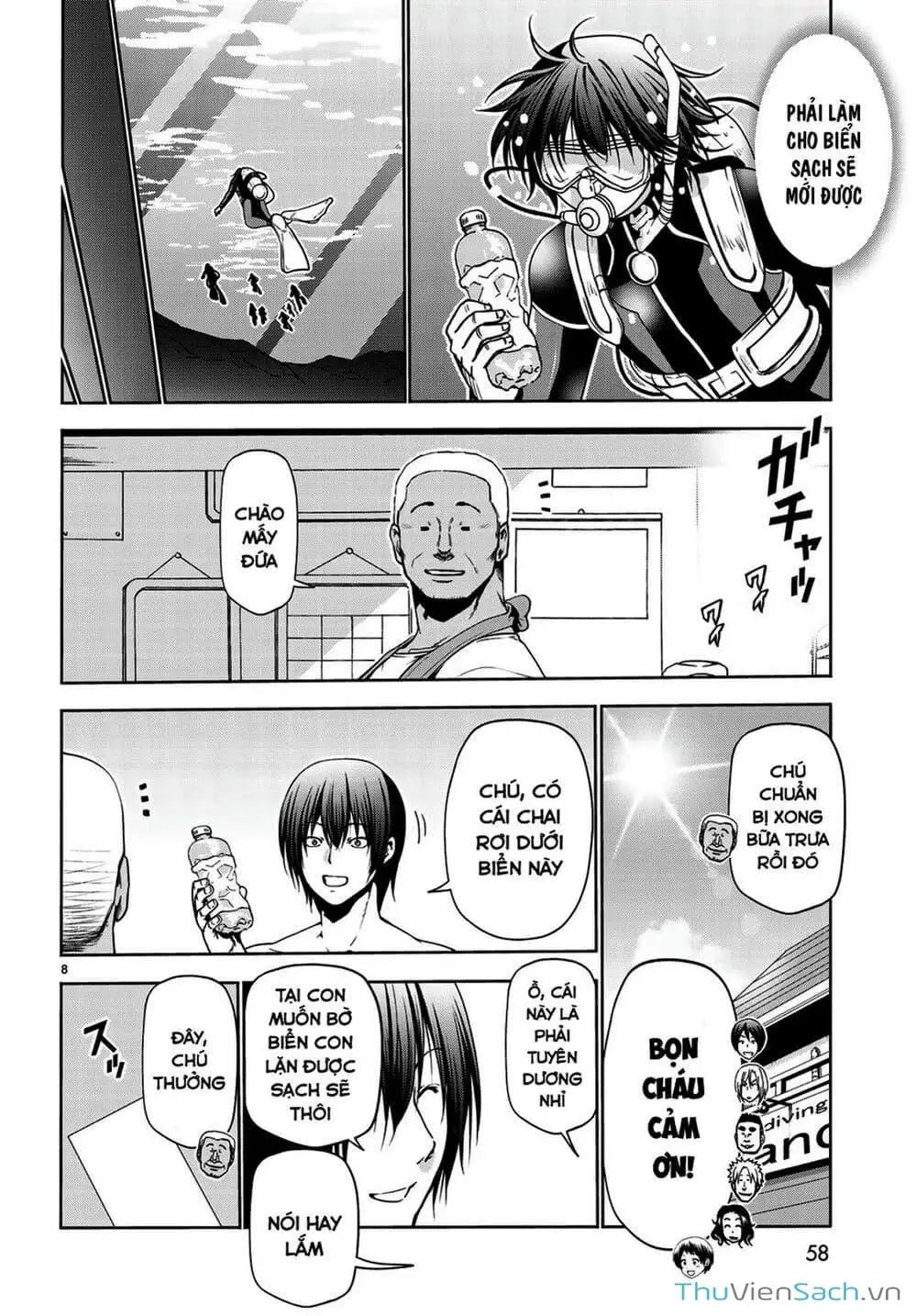 Truyện Tranh Cô Gái Thích Lặn - Grand Blue trang 3