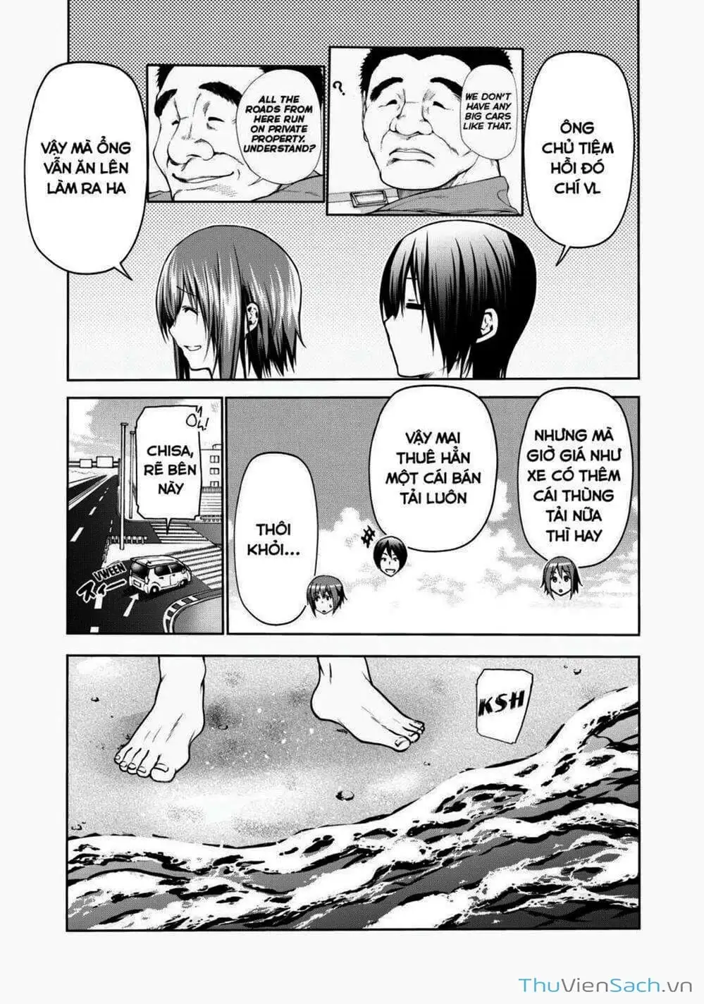 Truyện Tranh Cô Gái Thích Lặn - Grand Blue trang 3