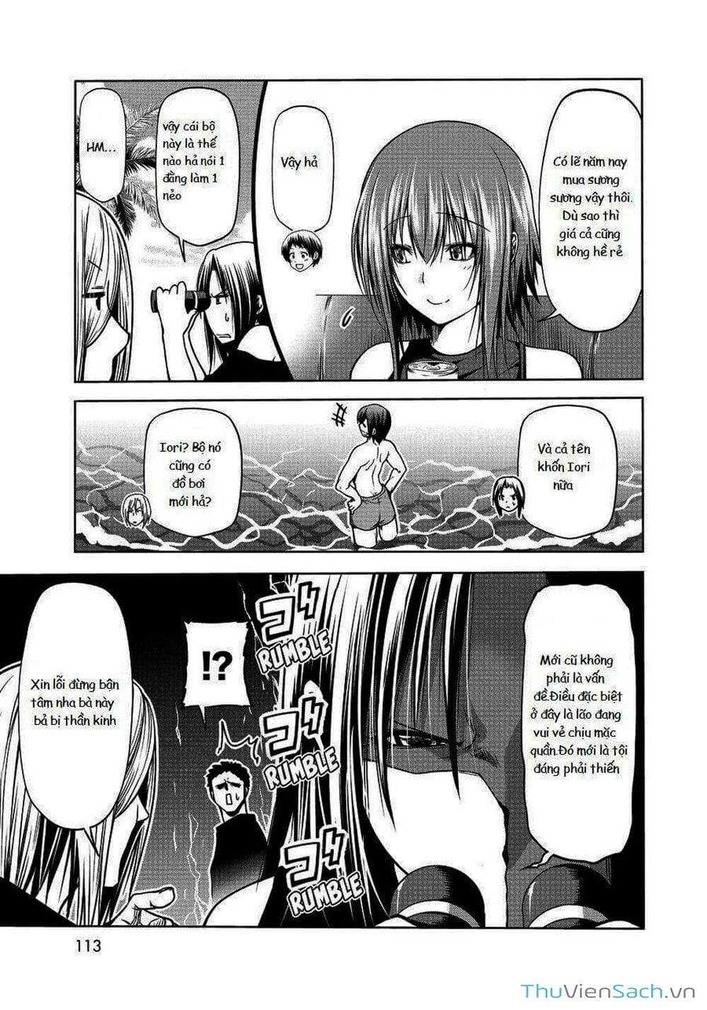 Truyện Tranh Cô Gái Thích Lặn - Grand Blue trang 3