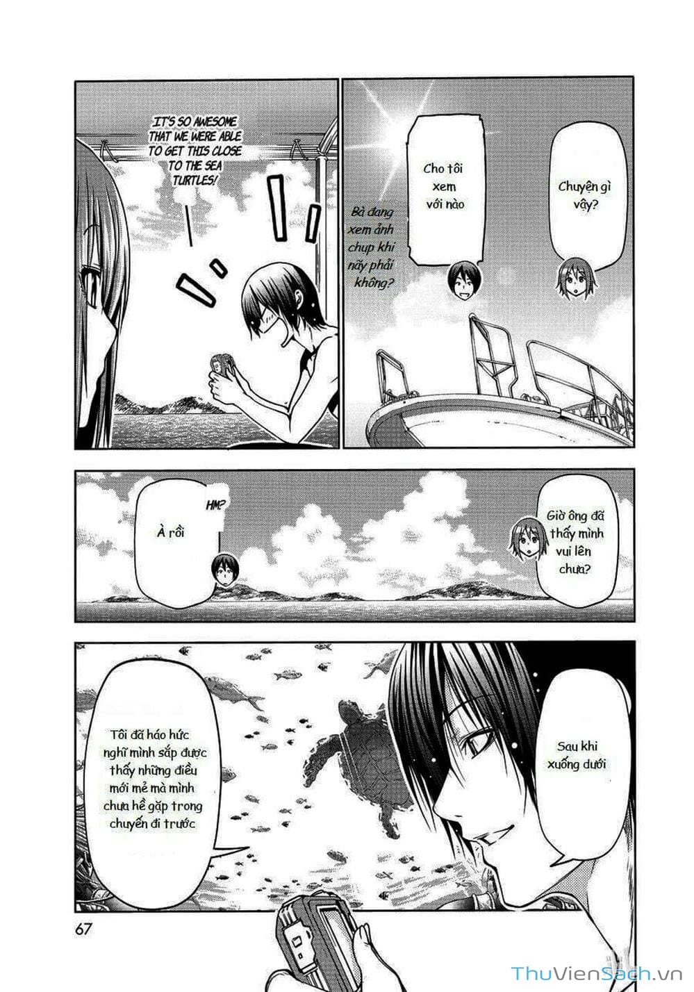Truyện Tranh Cô Gái Thích Lặn - Grand Blue trang 3