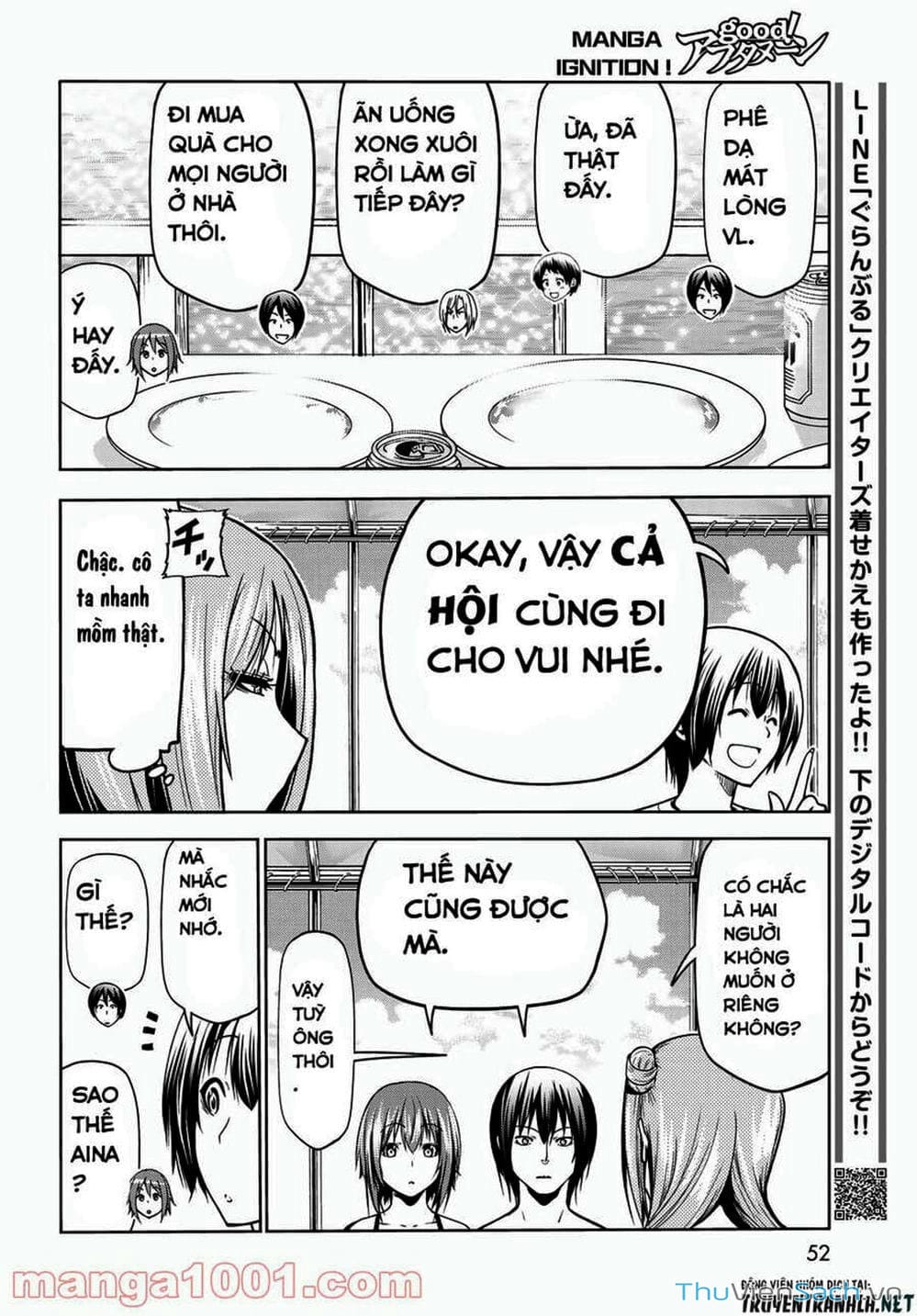 Truyện Tranh Cô Gái Thích Lặn - Grand Blue trang 3