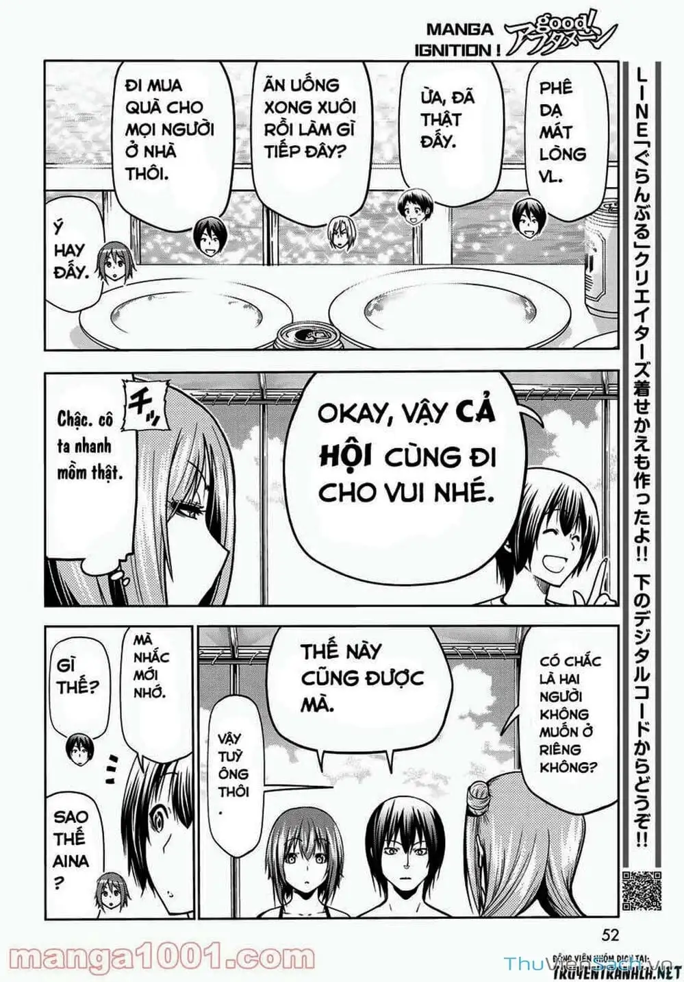 Truyện Tranh Cô Gái Thích Lặn - Grand Blue trang 3