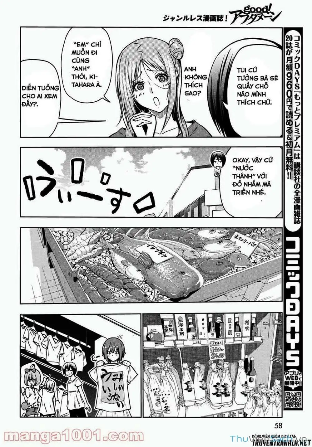 Truyện Tranh Cô Gái Thích Lặn - Grand Blue trang 3