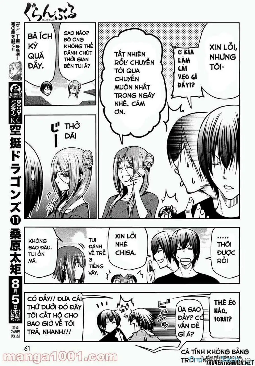 Truyện Tranh Cô Gái Thích Lặn - Grand Blue trang 3