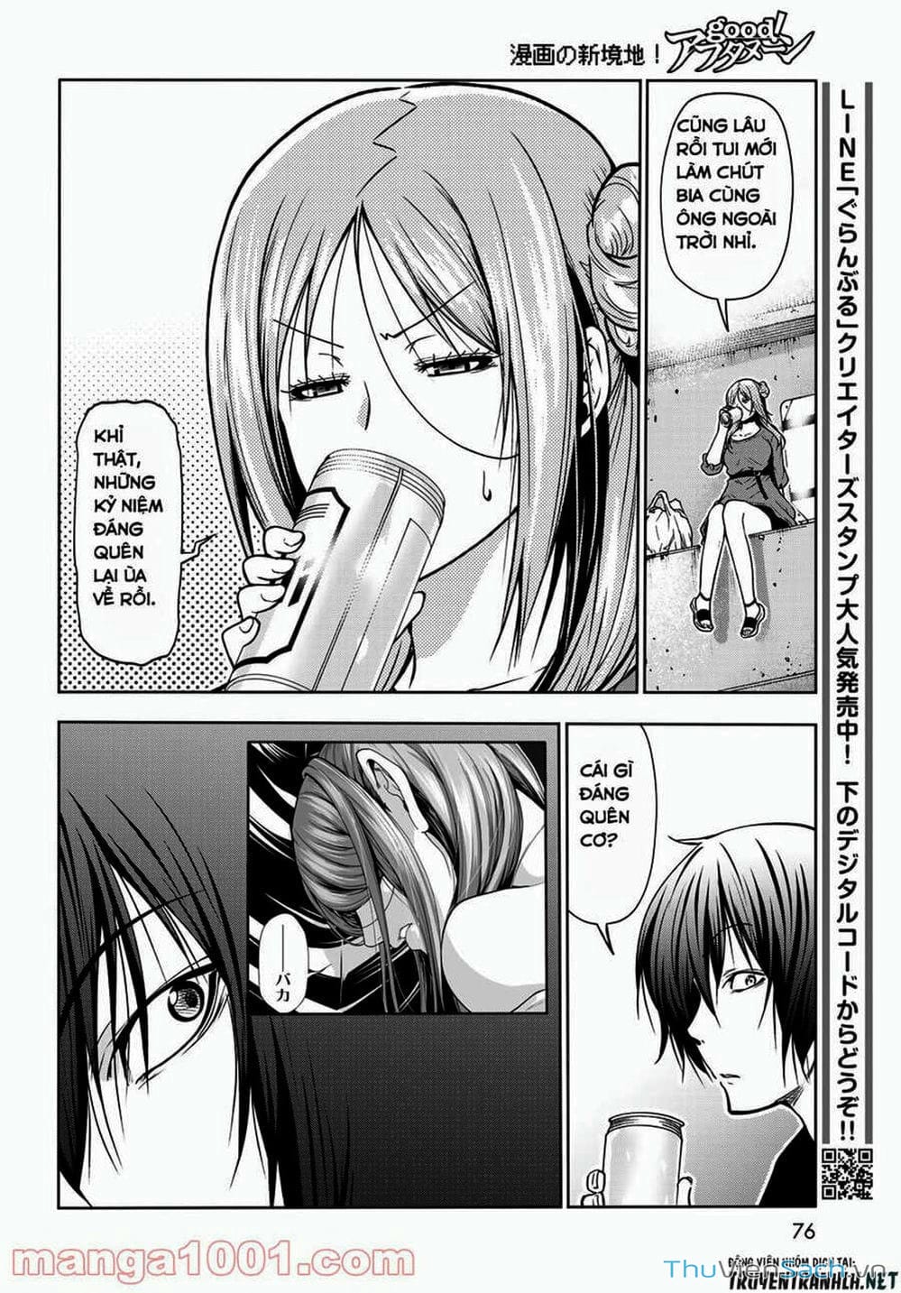 Truyện Tranh Cô Gái Thích Lặn - Grand Blue trang 3