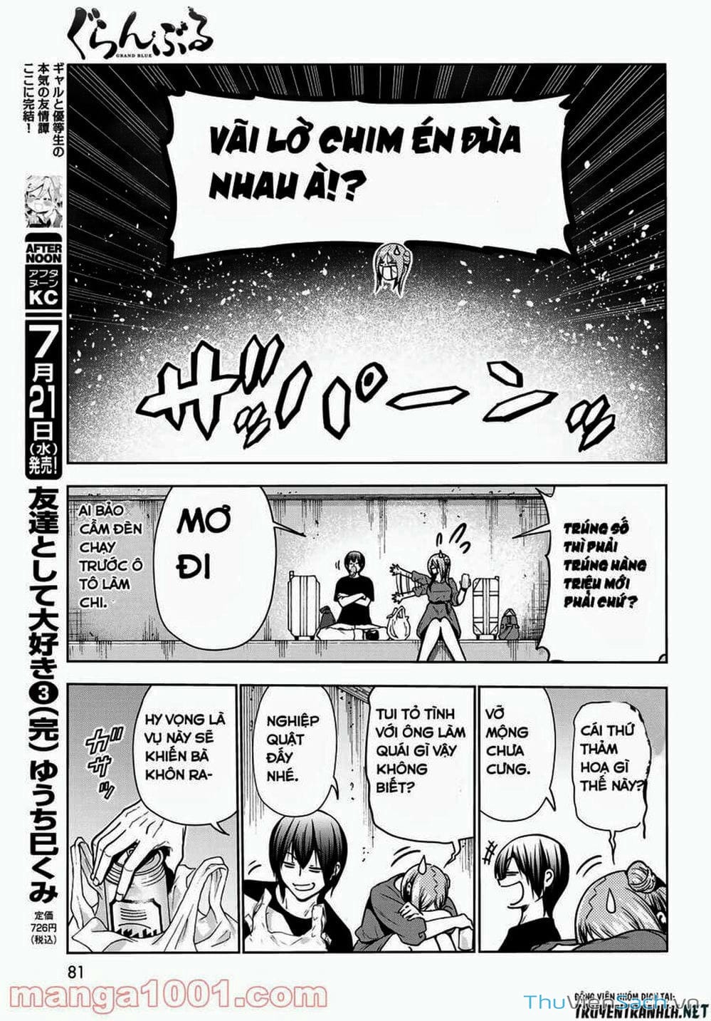 Truyện Tranh Cô Gái Thích Lặn - Grand Blue trang 3