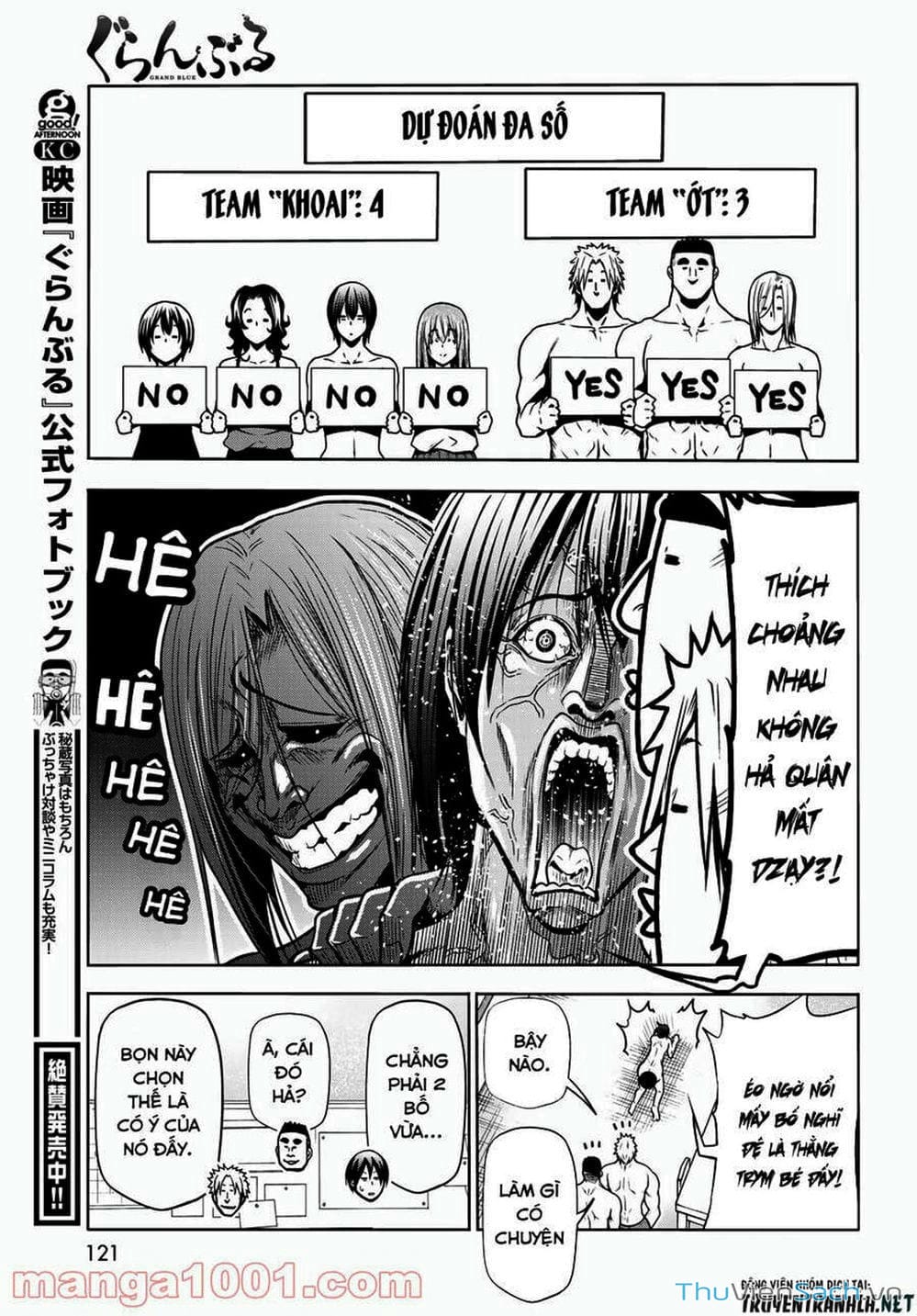 Truyện Tranh Cô Gái Thích Lặn - Grand Blue trang 3