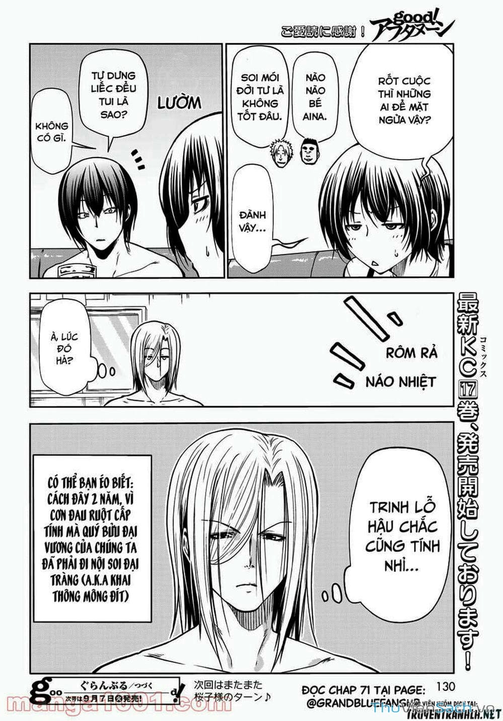 Truyện Tranh Cô Gái Thích Lặn - Grand Blue trang 3