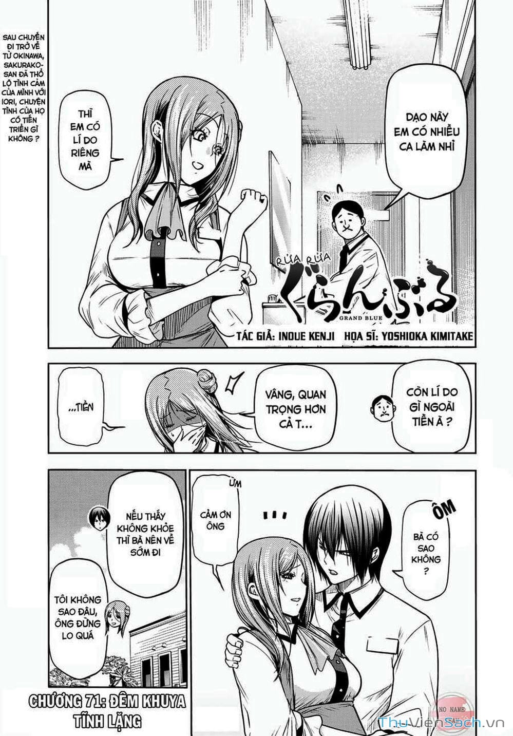 Truyện Tranh Cô Gái Thích Lặn - Grand Blue trang 3