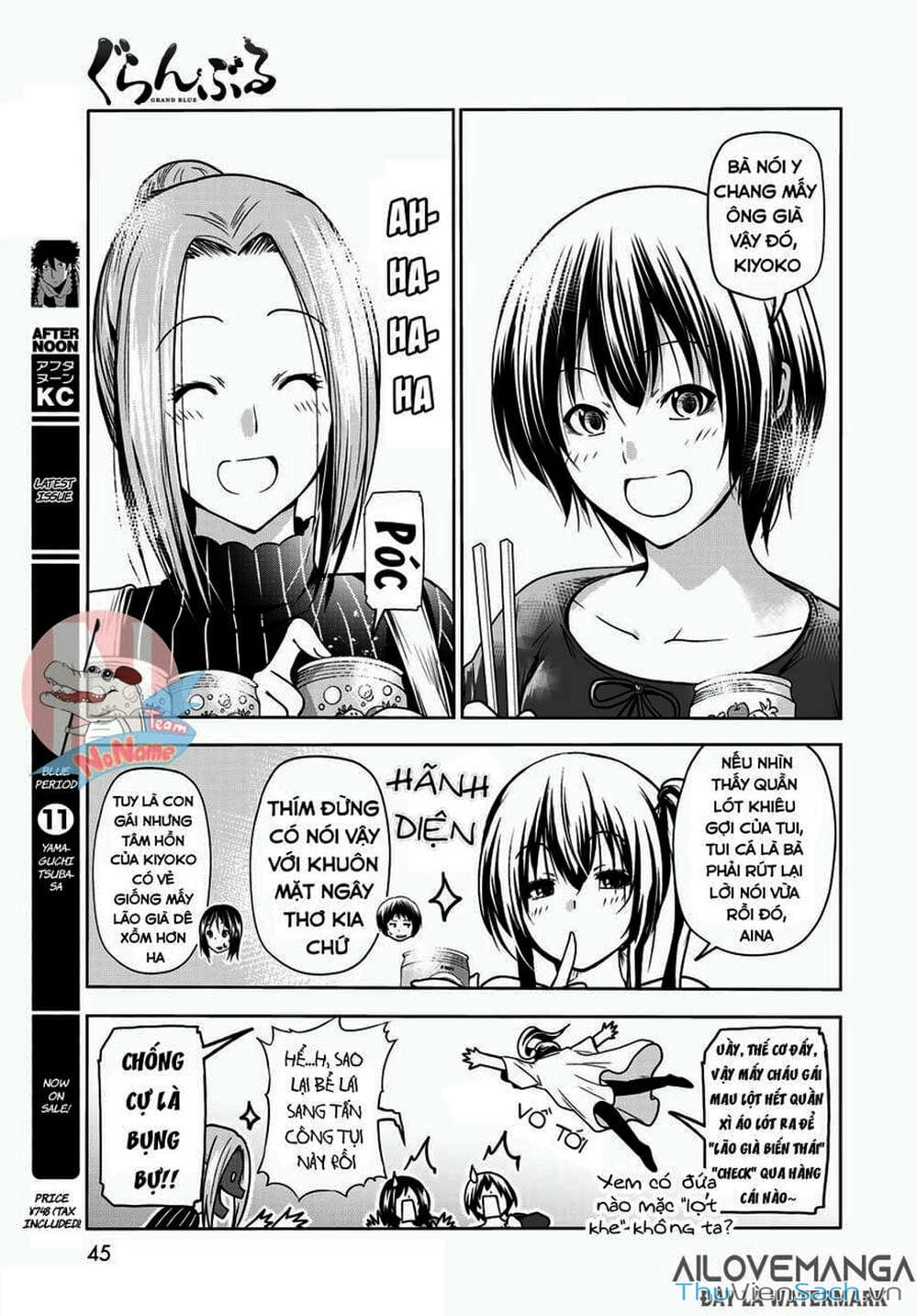 Truyện Tranh Cô Gái Thích Lặn - Grand Blue trang 3