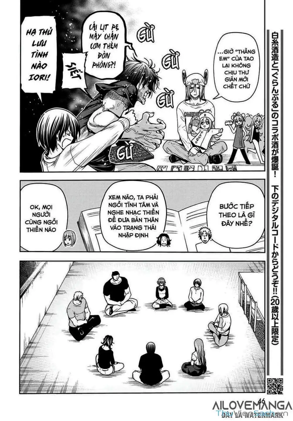 Truyện Tranh Cô Gái Thích Lặn - Grand Blue trang 3