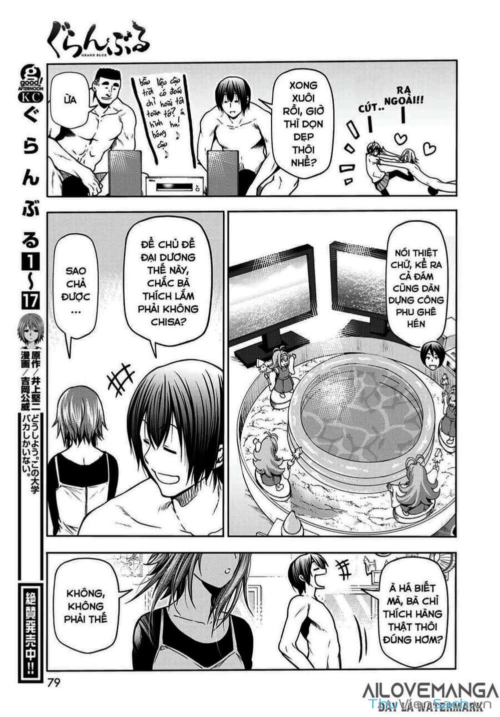 Truyện Tranh Cô Gái Thích Lặn - Grand Blue trang 3