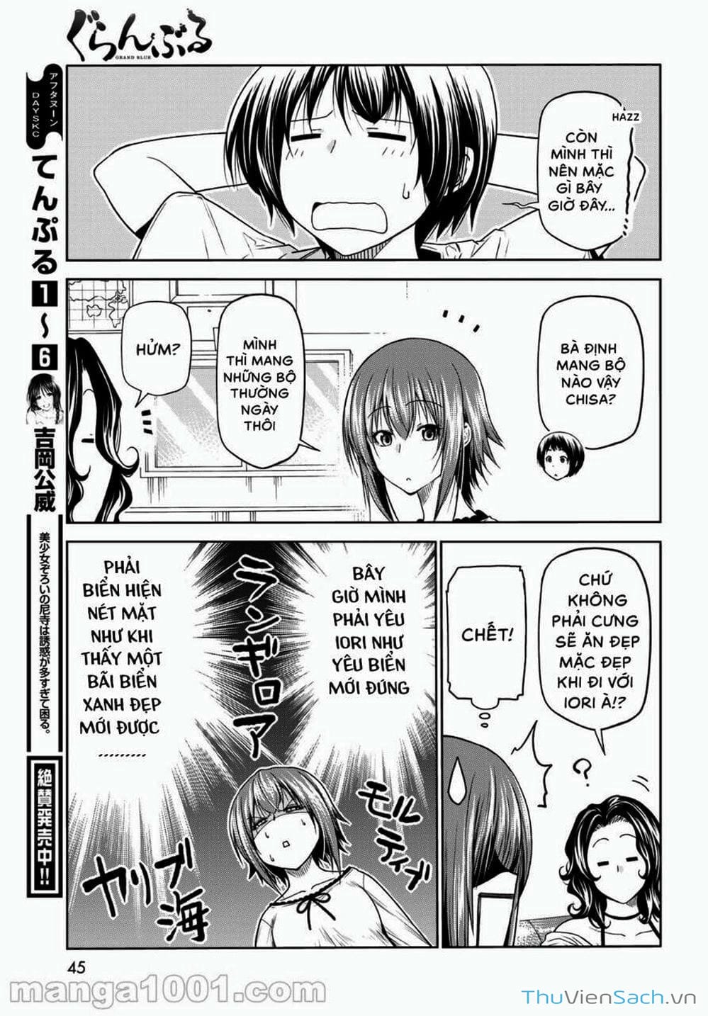 Truyện Tranh Cô Gái Thích Lặn - Grand Blue trang 3