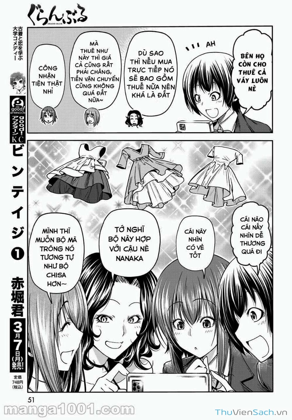 Truyện Tranh Cô Gái Thích Lặn - Grand Blue trang 3