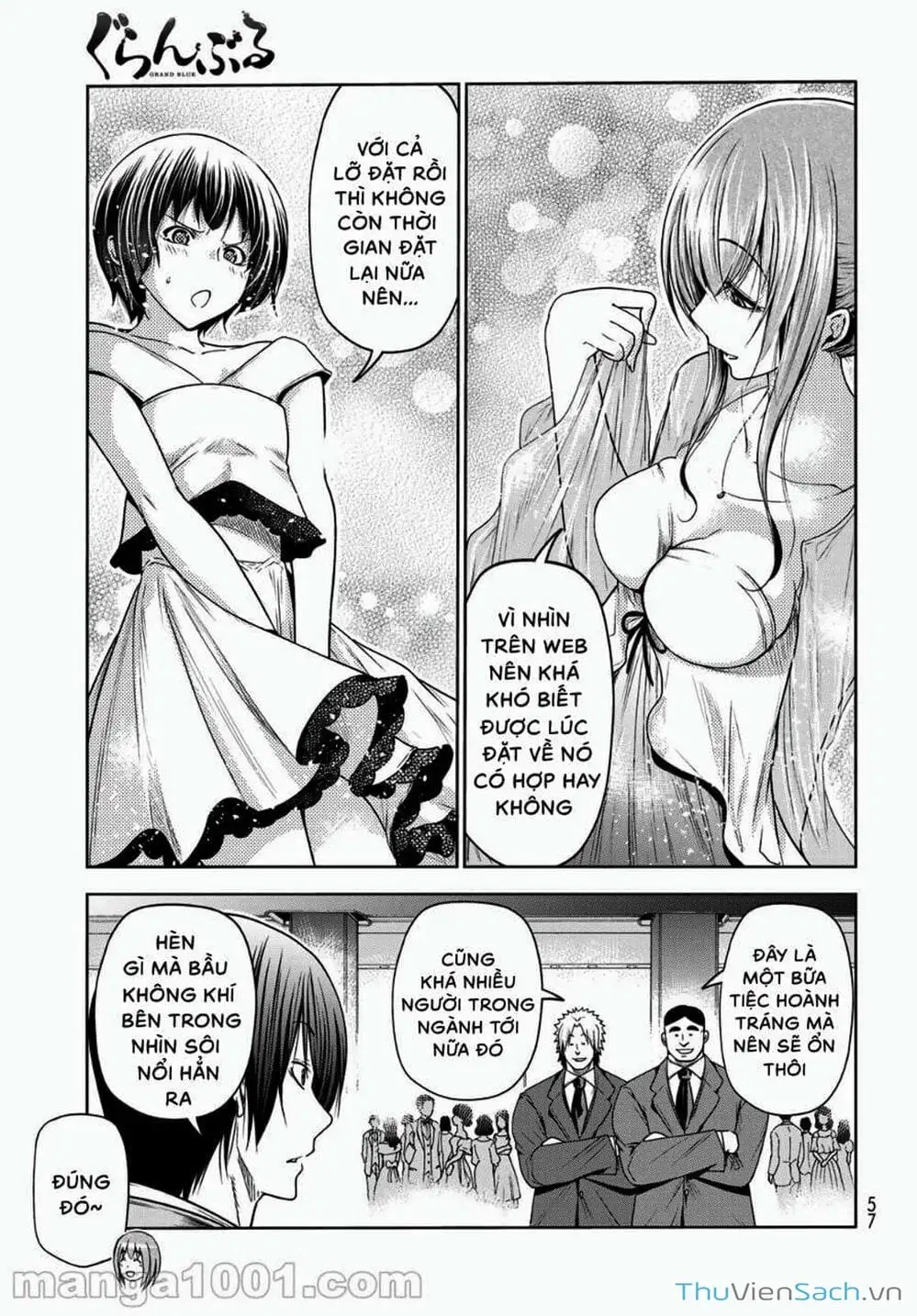 Truyện Tranh Cô Gái Thích Lặn - Grand Blue trang 3